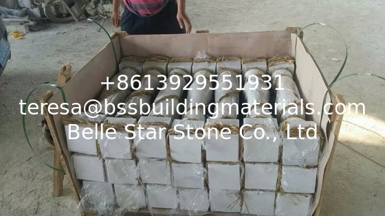 Railings Guangxi White Marble Balustrade China Carrara Marble Baluster Marble Handrails