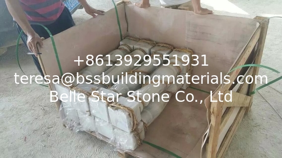 Railings Guangxi White Marble Balustrade China Carrara Marble Baluster Marble Handrails