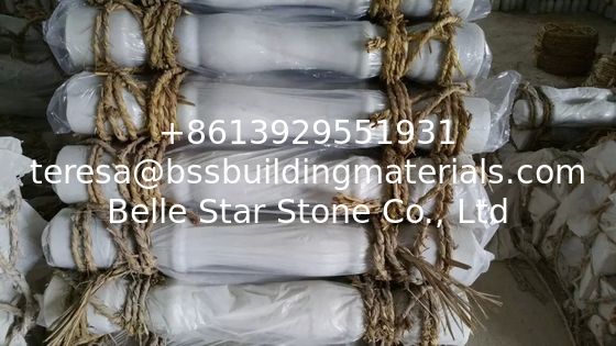 Balcony Baluster Guangxi White Marble Balustrade China Carrara Marble Balcony Railing