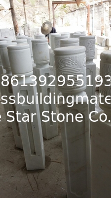 Stone Bridges Guangxi White Marble Palisade China Carrara Marble Pillars Garden Boulders