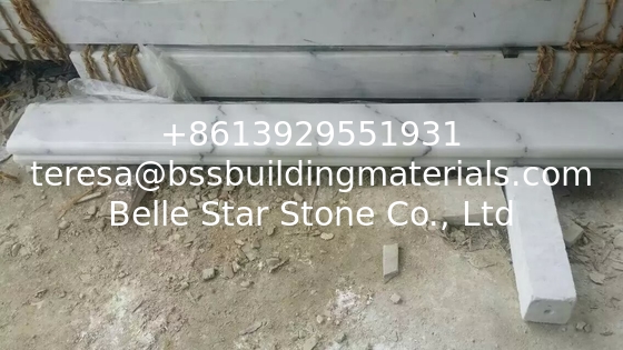 Stone Balustrades Base Guangxi White Marble Baluster Base China Carrara Marble Plinth