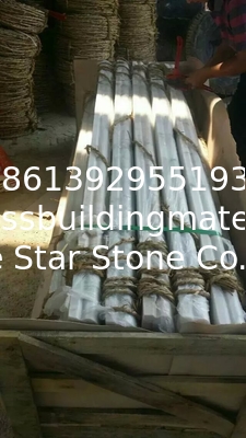Stone Balustrades Base Guangxi White Marble Baluster Base China Carrara Marble Plinth