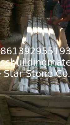 Stone Balustrades Base Guangxi White Marble Baluster Base China Carrara Marble Plinth
