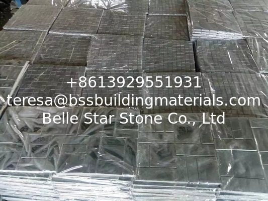 Black Slate Mosaic Natural Stone Mosaic Black Slate Wall Mosaic Slate Floor Mosaic Pattern