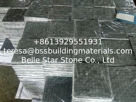 Black Slate Mosaic Stone Mosaic Black Slate Wall Mosaic Natural Slate Floor Mosaic Pattern