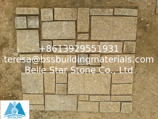 Tiger Skin Yellow Granite Paving Sets Granite Patio Flooring Granite Stone Patio Pavers