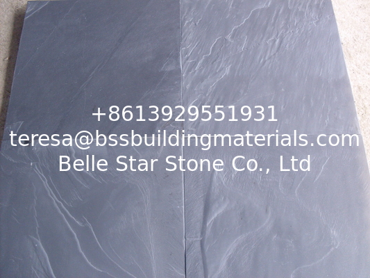 Chinese Black Slate Pool Patio Chacoral Slate Pavers Dark Grey Slate Flooring Slate Tiles