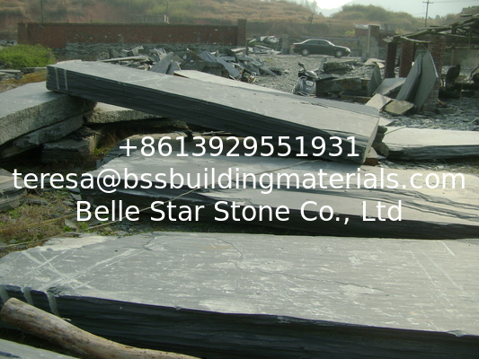Chinese Black Slate Pool Patio Chacoral Slate Pavers Dark Grey Slate Flooring Slate Tiles