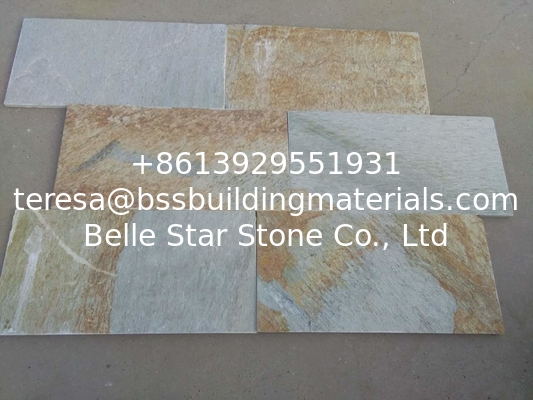 Oyster Split Face Slate Pavers,Natural Paving Stone,Wall Tiles/Walkway/Desert Gold Patio Stones