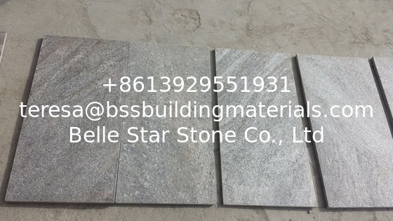 Chinese Green Quartzite Tiles &amp; Slabs Quartzite Walkway Pavers Natural Stone Flooring