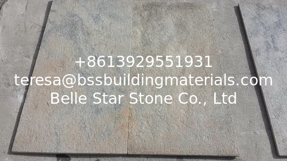 Rustic Quartzite Tiles Multicolor Quartzite Wall Cladding Natural Quartzite Stone Flooring Pavers Pation Stones