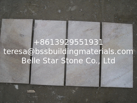 Off-White Quartzite Floor Tiles Quartzite Wall Cladding Natural Stone Pavers