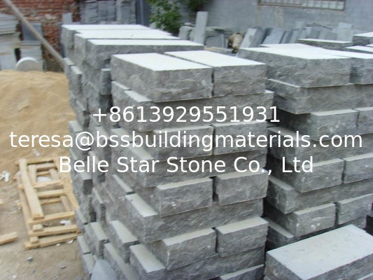 Chinese Blue Limestone Steps Natural Stone Stairs Limestone Step Risers