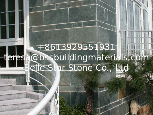 Natural Stone Paving Chinese Green Slate Tile 30x60 60x60cm Stone Tiles Floor