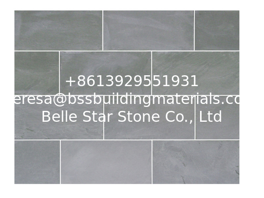Natural Stone Paving Chinese Green Slate Tile 30x60 60x60cm Stone Tiles Floor
