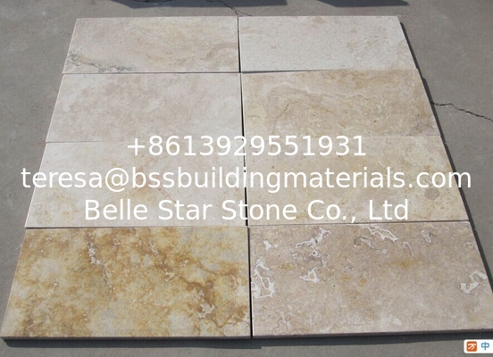 Beige Travertine Tiles Natural Stone Pavers Natural Wall Tiles Travertine Patio Stones