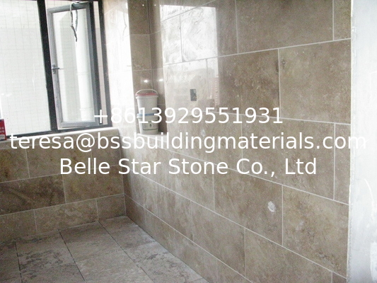 Coffee Travertine Tiles Stone Tile Natural Paving Stone Travertine Wall Tiles