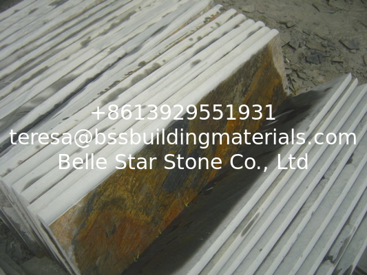 Rusty Slate Steps Slate Staircase Slate Stone Stairs Multicolor Slate Risers Slate Stairs