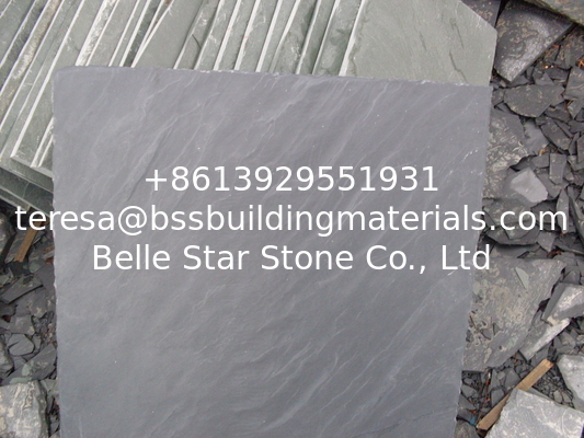 Black Slate Tiles Brushed Black Slate Stone Paving Black Slate Pavement Slate Floor Tiles