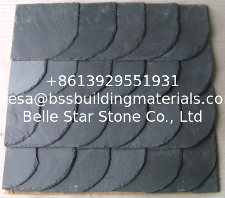 Dark Grey/Black Slate Roof Tiles Chinese Roofing Slate Stone Roofing Materials