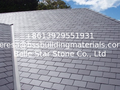 Hubei Gray Slate Roof Tiles Grey Roof Slates Natural Slate Roof