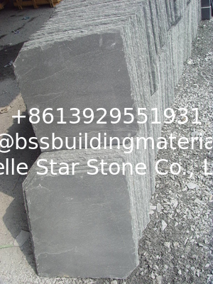 Grey Slate Roof Tiles Natural Stone Roofing Slate with Roof Gutter