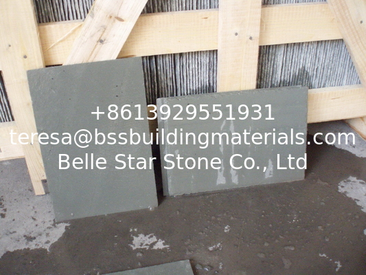 Hubei Green Slate Roof Tiles Green Roof Slates of 400x200 400x250 500x250mm