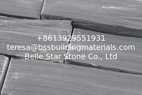 Natural Fieldstone Black Slate Stone Veneer Slate Ledgestone &amp; Wall Cladding