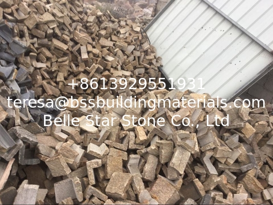 Sesame Yellow Granite Field Stone Random Stone Veneer Natural Granite Ledgestone