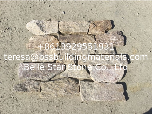 Sesame Yellow Granite Field Stone Random Stone Veneer Natural Granite Ledgestone