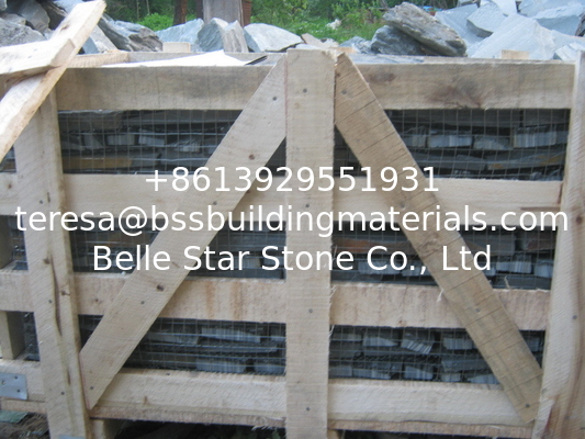 Rusty Slate Field Stone Multicolor Slate Random Stone Veneer Slate Stone Cladding