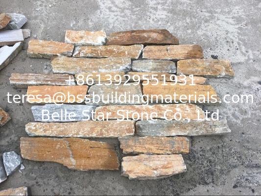 Rustic Quartzite Field Stone Natural Random Stone Veneer Quartzite Stone Cladding