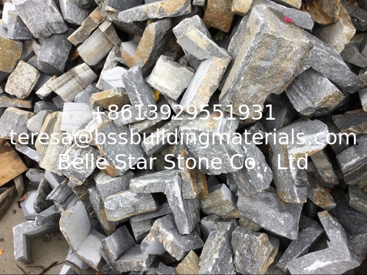 Blue Quartzite Loose Ledge Stone Natural Stone Veneer Loose Strips Wall Cladding