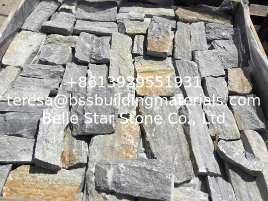 Blue Quartzite Loose Ledge Stone Natural Stone Veneer Loose Strips Wall Cladding