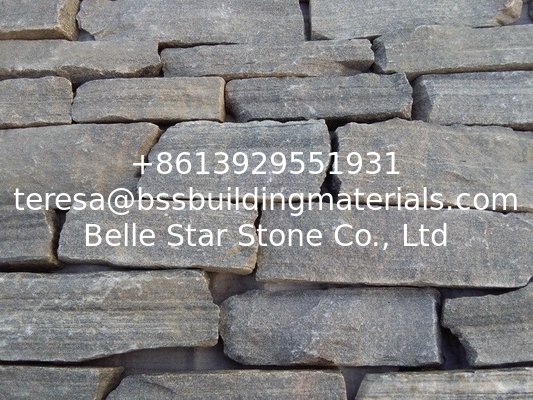 Navy Quartzite Field Stone Random Quartzite Stone Veneer Natural Ledger Stone Corner Stone