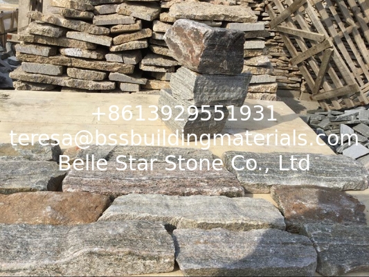 Pink Quartzite Random Stone Veneer Quartzite Field Stone Natural Stone Cladding