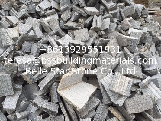 Cloudy Grey Granite Field Stone Random Granite Stone Veneer Natural Stone Cladding