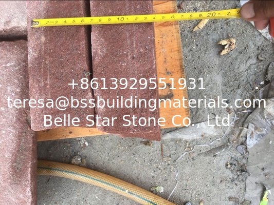 Red Sandstone Field Stone Natural Random Stone Veneer Natural Ledger Stone