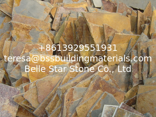 Multicolor Slate Random Flagstone,Flagstone Patio,Patio Pavers,Flagstone Wall Cladding