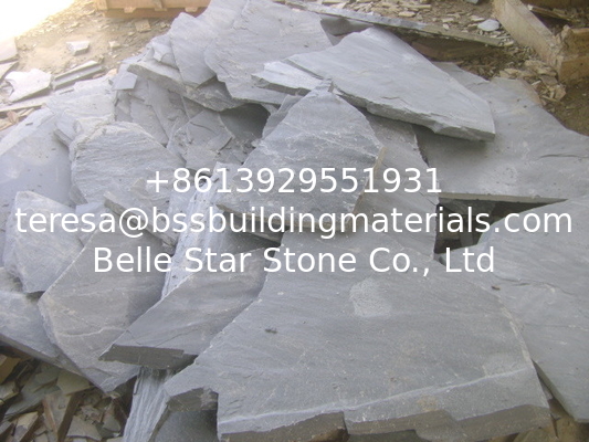 Grey Slate Random Flagstone,Landscaping Stones,Flagstone Patio,Crazy Stone,Flagstone Wall