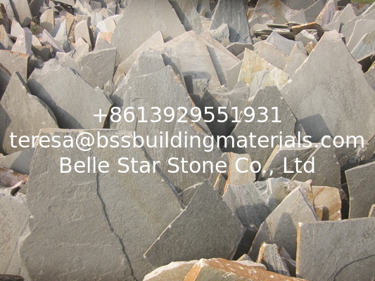 Grey Slate Random Flagstone,Irregular Flagstone,Crazy Stone,Landscaping Stones