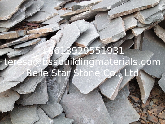 Grey Slate Random Flagstone,Irregular Flagstone,Crazy Stone,Landscaping Stones