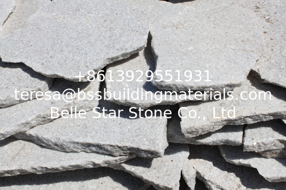 Snow White Quartzite Random Flagstone,Quartzite Random Stone,Crazy Stone,Landscaping Stone