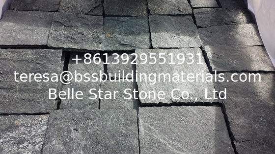 Black Quartzite Tiles Natural Quartzite Stone Wall Cladding Quartzite L Corner Stone