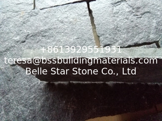 Black Quartzite Tiles Natural Quartzite Stone Wall Cladding Quartzite L Corner Stone