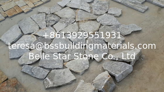 Grey Slate Random Flagstone,Irregular Flagstone,Crazy Stone,Walkway,Landscaping Stones