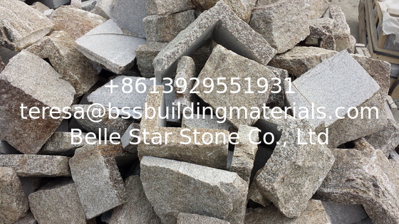 Yellow Granite Flagstone Wall Cladding Natural Granite Tiles for Wall Decoration L Corner Stone