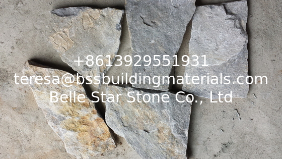 Blue Quartzite Random Flagstone Crazy Stone Irregular Flagstone Quartzite Landscaping Stones