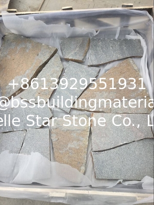 Rustic Quartzite Random Flagstone Landscaping Stones Crazy Stone Irregular Flagstone
