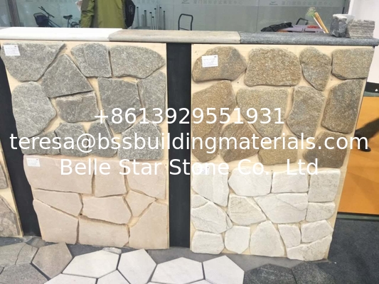 Tumbled Rustic Quartzite Random Flagstone Irregular Flagstone Wall Landscaping Stones